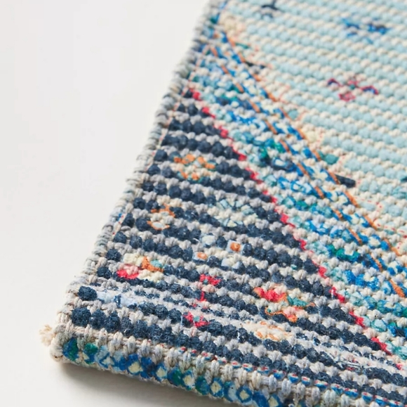 Anthropologie Handwoven Cary Runner Bath Mat- multi-colored - Picture 3 of 12